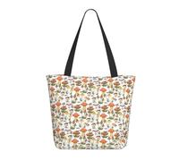 Buewutiry - Borsa a tracolla leggera a forma di fungo K - Borsa a mano per infermiere, spiaggia - Borsa grande da donna alla moda con cerniera