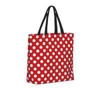Buewutiry Borsa da donna con cerniera, borsa da spiaggia, borsa da spiaggia, borsa da donna, colore rosso brillante, ideale per ospedale, spiaggia, viaggi, shopping