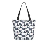 Buewutiry Borsa da viaggio da donna, da lavoro, leggera, alla moda, con motivo pesciolino di razza, graziosa borsa a tracolla per infermiere, borsa da spiaggia da donna, alla moda, grande, con