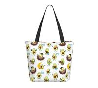 Buewutiry Borsa da viaggio da donna leggera e carina avvocato luna, borsa a tracolla da infermiera, borsa da spiaggia da donna, borsa grande e alla moda da donna con chiusura