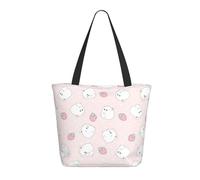 Buewutiry Borsa da viaggio da donna per il lavoro leggera bella borsa a tracolla per criceto rosa fragola borsa da infermiera borsa da spiaggia donna grande moda borsa da donna con