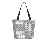 Buewutiry Borsa da viaggio da donna per lavoro leggera a scacchi grigio borsa a tracolla per infermiere borse da spiaggia da donna grande moda borsa da donna con cerniera