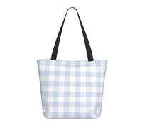Buewutiry Borsa da viaggio da donna per lavoro leggera blu a spalla per infermiere spiaggia borsa grande moda da donna con cerniera