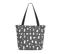 Buewutiry Borsa da viaggio donna di lavoro leggera bella borsa a tracolla pinguino borsa da infermiera borse da spiaggia donna grande moda borsa da donna con cerniera