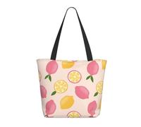 Buewutiry Borsa da viaggio donna di lavoro leggera bella borsa a tracolla rosa limone giallo borsa da infermiera borsa da spiaggia borsa da donna grande moda donna con cerniera