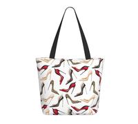 Buewutiry Borsa da viaggio donna per lavoro scarpe tacco alto borsa a tracolla bella stampa borsa da infermiera borsa da spiaggia donna grande moda borsa da donna con