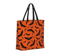 Buewutiry - Borsa grande da donna - Borsa a mano riutilizzabile con cerniera, borse da spiaggia da donna, borsa di Halloween per mamma, adatta per ospedale, spiaggia, viaggi,