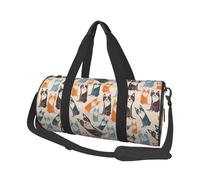 Buewutiry Boston Terrier Borsa da viaggio grande borsa da palestra vintage per donne e uomini borse da viaggio pieghevoli per donne e uomini con tasche multiple