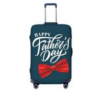 Buewutiry Copertura protettiva per bagagli da viaggio, con scritta "Happy Father's Day" (3), lavabile, per bagagli da 45,7 a 81,7 cm, Nero , x-large
