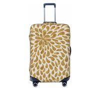 Buewutiry Copertura protettiva per bagagli da viaggio, lavabile, con gocce dorate, per bagagli da 45,7 a 81,7 cm, Nero, Large