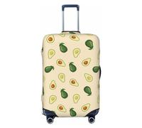 Buewutiry Copertura protettiva per bagagli da viaggio, motivo: avocado carino n. 1002, lavabile, per bagagli da 45,7 a 81,7 cm, Nero , M
