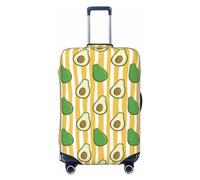 Buewutiry Copertura protettiva per bagagli da viaggio, motivo: avocado carino n. 1047, lavabile, per bagagli da 45,7 a 81,7 cm, Nero , M