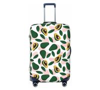 Buewutiry Copertura protettiva per bagagli da viaggio, motivo: avocado carino n. 1049, lavabile, per bagagli da 45,7 a 81,7 cm, Nero , x-large