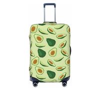 Buewutiry Copertura protettiva per bagagli da viaggio, motivo: avocado carino n. 1055, lavabile, per bagagli da 45,7 a 81,7 cm, Nero , M