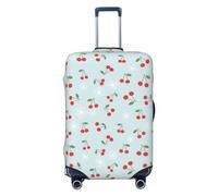 Buewutiry Copertura protettiva per bagagli da viaggio, motivo: bacca carina n. 1035, lavabile, per bagagli da 45,7 a 81,7 cm, nero, Large