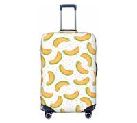 Buewutiry Copertura protettiva per valigie da viaggio, motivo melone carino n. 1004, lavabile, per bagagli da 45,7 a 81,7 cm, Nero , M