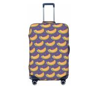 Buewutiry Copertura protettiva per valigie da viaggio, motivo melone carino n. 1006, lavabile, per bagagli da 45,7 a 81,7 cm, Nero , x-large