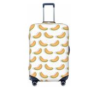 Buewutiry Copertura protettiva per valigie da viaggio, motivo melone carino n. 1009, lavabile, per bagagli da 45,7 a 81,7 cm, Nero , x-large
