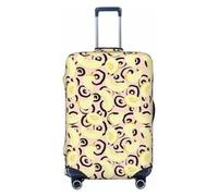 Buewutiry Copertura protettiva per valigie da viaggio, motivo melone carino n. 1036, lavabile, per bagagli da 45,7 a 81,7 cm, Nero , M