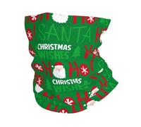 Buewutiry - Copri collo uomo e donna - Bel Babbo Natale e Ho - Passamontagna - Maschera Viso - Bandana
