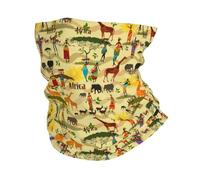 Buewutiry - Copri collo uomo e donna - Elefante Giraffa Animale Testa Sciarpa Passamontagna Maschera Bandana Sciarpa