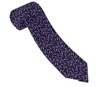 Buewutiry Cravatte da uomo, comode fiori di lavanda, nero e viola, per affari, matrimonio, compleanno, festa del papà