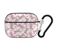 Buewutiry Custodia compatibile con AirPods Pro di seconda generazione, motivo stivali cowgirl a scacchiera rosa, compatibile con AirPods Pro, custodia carina compatibile con custodia AirPods Pro 2