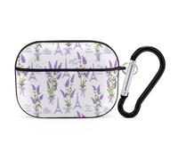 Buewutiry Custodia compatibile con Airpods Pro di seconda generazione - Torre Eiffel viola compatibile con Airpods Pro, custodia carina compatibile con custodia AirPods Pro 2