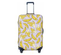 Buewutiry Cute Banana No.1067 - Copertura protettiva per valigie da viaggio, lavabile, per bagagli da 45,7 a 81,7 cm, Nero , x-large