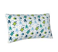 Buewutiry Federa per cuscino king size standard - Cartoon Sea Creatures morbida microfibra stampata a blocchi, copertura da viaggio dimensioni standard con cerniera 50,8 x 91,4 cm