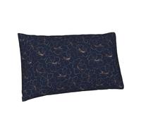 Buewutiry Federa per cuscino queen size, dimensioni standard, 50,8 x 76,2 cm, color rame-oro lucido, motivo giglio, stampa a blocchi, in morbida microfibra, resistente alle pieghe, dimensioni standard