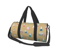 Buewutiry Grande borsone da viaggio, borsa da palestra per lezioni di chimica per donne e uomini, borsa da viaggio pieghevole per donne e uomini, con tasche multiple con cerniera