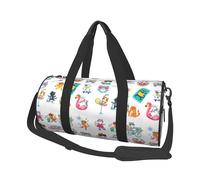 Buewutiry Grande borsone da viaggio - Hello Summer Cat Gym Bag per donne e uomini, borsa da viaggio pieghevole per donne e uomini con tasche multiple con cerniera