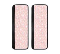 Buewutiry Set di 2 coperture per maniglie del frigorifero, regolabili, confortevoli, con coniglietto carino, margherita, rosa, coperture per maniglie del frigorifero, per lavastoviglie, forno, cucina