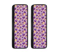 Buewutiry Set di 2 coperture per maniglie del frigorifero, regolabili, confortevoli, graziose coperture viola per maniglie del frigorifero, coperture per maniglie per lavastoviglie, forno, decorazione