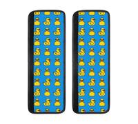 Buewutiry Set di 2 coperture regolabili per maniglie del frigorifero, motivo: anatra con bicchieri, antiscivolo, per lavastoviglie, forno, cucina