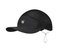 Buff| Cappello 5 Panel Air, Flessibile, Morbido, Estensibile, Attuale, Regolabile, Confortevole, di qualità, Taglia Unica, Nero