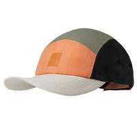 Buff 5 panel go cap orange khaki white
