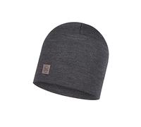 Buff Beanie Merino Heavyweight Adulti Unisex, Solid Grey