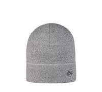 Unisex buff merino lightweight beanie grey