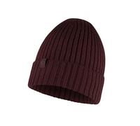 Buff Berretto Knitted Maroon Unisex Adulti