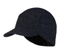Unisex buff pack merino fleece cap black