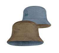 BUFF CAPPELLO REVERSIBILE UNISEX 122592 707 TRAVEL BUCKET HAT BLUE/OLIVE