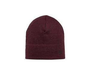 Buff bonnet merino lightweight beanie solid bordeaux