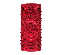 Buff Original New Cashmere, copricapo multifunzionale Taglia unica male Rosso/Nero/Bianco