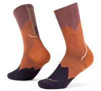 Buff| Calzini LW Merino Wool Crew, Leggero, escursionismo, forza naturale, comfort, ammortizzazione, XL, Arancione