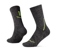 Buff - Dryflx Crew Sock - Calze da running Unisex M - EU: 39-41 grigio/nero