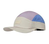 Cappellino Buff 5 Panel bianco rosa blu - S-M