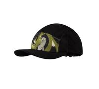 Buff| Cappello 5 Panel Go, Flessibile, UPF50, Regolabile, Resistente, Leggero, Corsa, Materiali riciclati, Confortevole, S/M, Nero