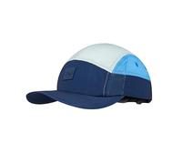 Buff| Cappello 5 Panel Go, Flessibile, UPF50, Regolabile, Resistente, Leggero, Corsa, Materiali riciclati, Confortevole, S/M, Blu